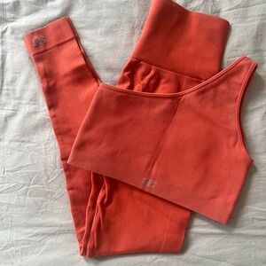 SET Active Coral Women's Top and Leggings